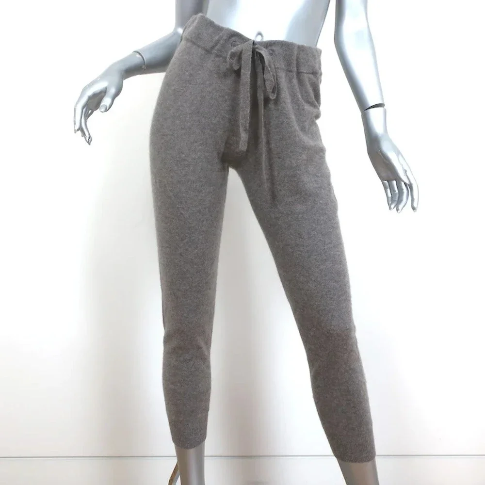 James Perse Cashmere Sweatpants Taupe Size 2 - Picture 1 of 9